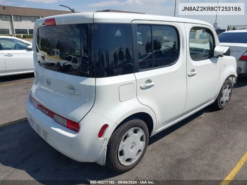 2012 Nissan Cube 1.8 S VIN: JN8AZ2KR8CT253186 Lot: 40277192