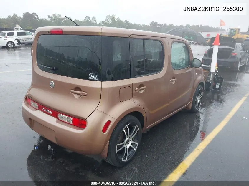 2012 Nissan Cube S/Sl/Krom VIN: JN8AZ2KR1CT255300 Lot: 40436516