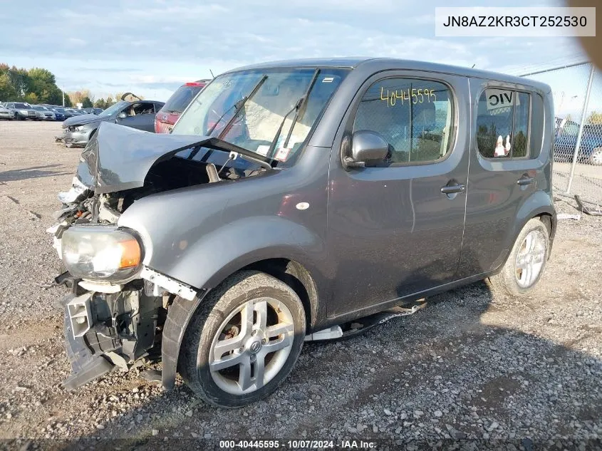 2012 Nissan Cube 1.8 Sl VIN: JN8AZ2KR3CT252530 Lot: 40445595