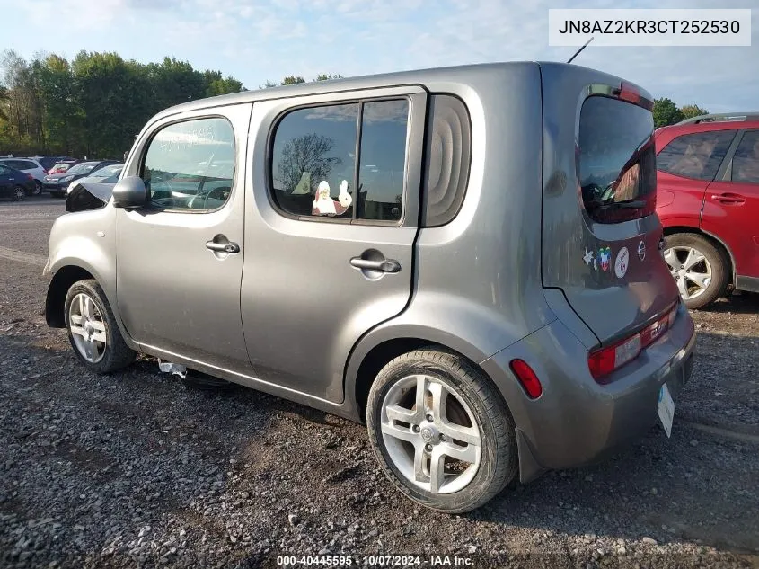 2012 Nissan Cube 1.8 Sl VIN: JN8AZ2KR3CT252530 Lot: 40445595