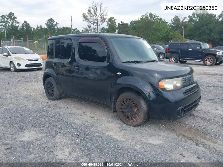 2012 Nissan Cube 1.8 S VIN: JN8AZ2KR2CT250350 Lot: 40468085