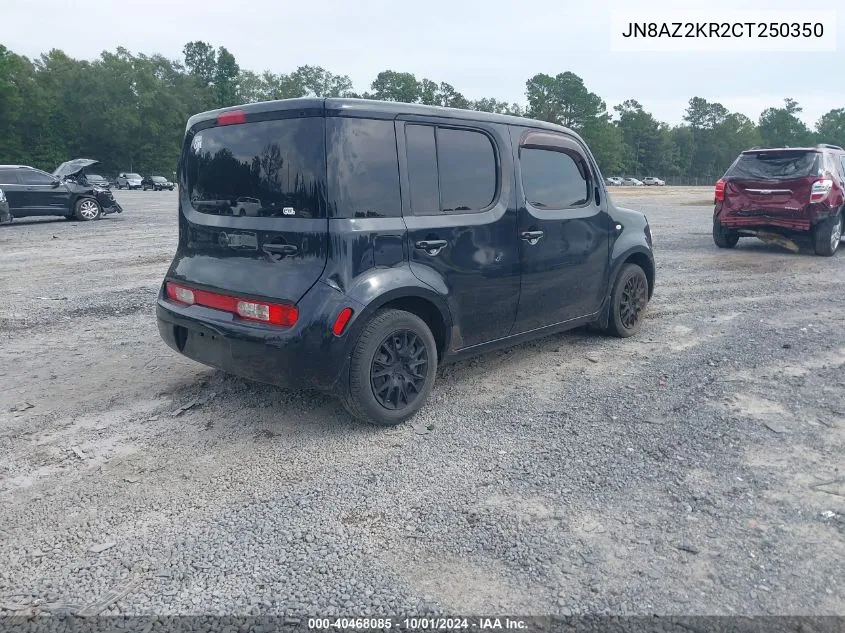 2012 Nissan Cube 1.8 S VIN: JN8AZ2KR2CT250350 Lot: 40468085