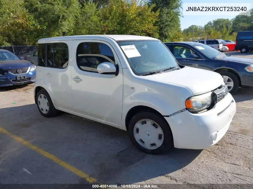 2012 Nissan Cube 1.8 S VIN: JN8AZ2KRXCT253240 Lot: 40514086