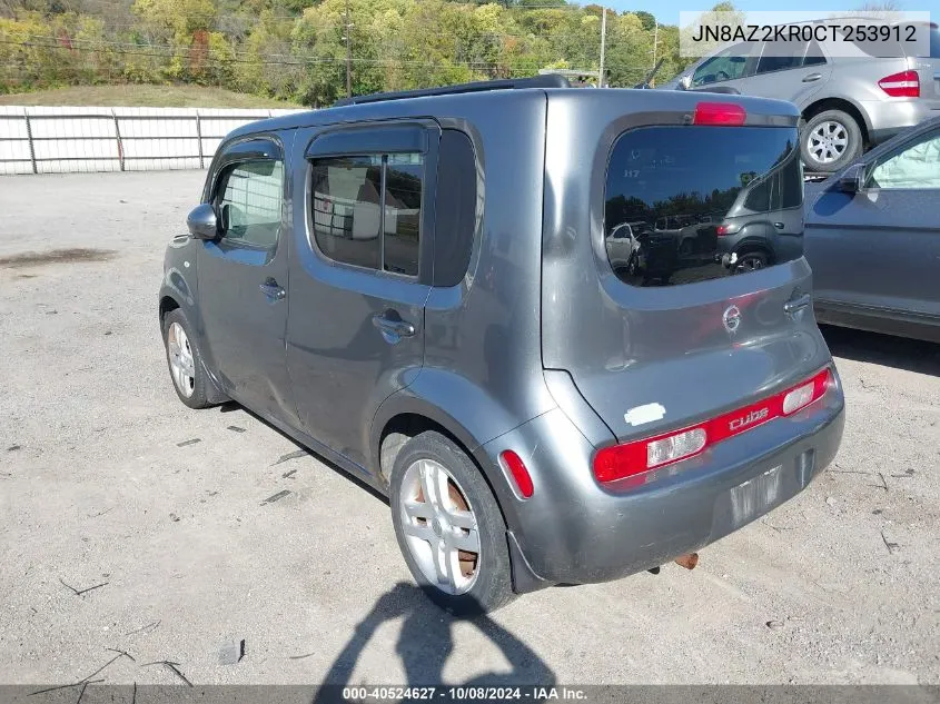 2012 Nissan Cube 1.8 Sl VIN: JN8AZ2KR0CT253912 Lot: 40524627