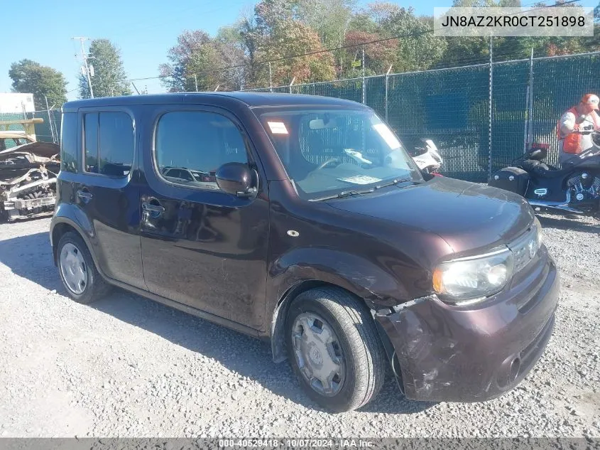 2012 Nissan Cube 1.8 S VIN: JN8AZ2KR0CT251898 Lot: 40529418