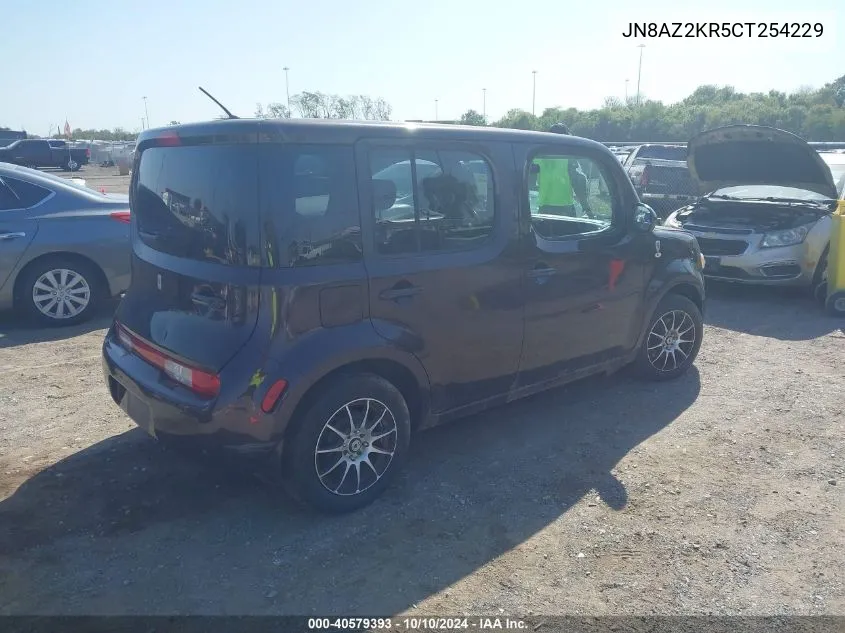 2012 Nissan Cube 1.8 S VIN: JN8AZ2KR5CT254229 Lot: 40579393