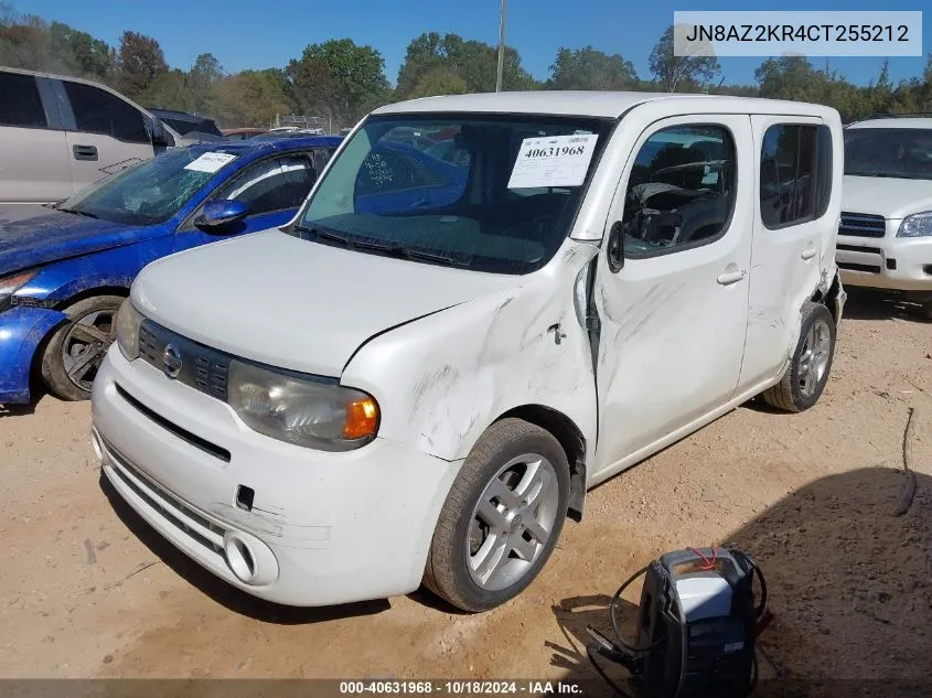 2012 Nissan Cube 1.8 Sl VIN: JN8AZ2KR4CT255212 Lot: 40631968