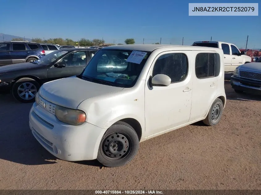 2012 Nissan Cube 1.8 S VIN: JN8AZ2KR2CT252079 Lot: 40715884