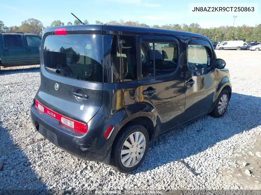 2012 Nissan Cube 1.8 S VIN: JN8AZ2KR9CT250863 Lot: 40904632