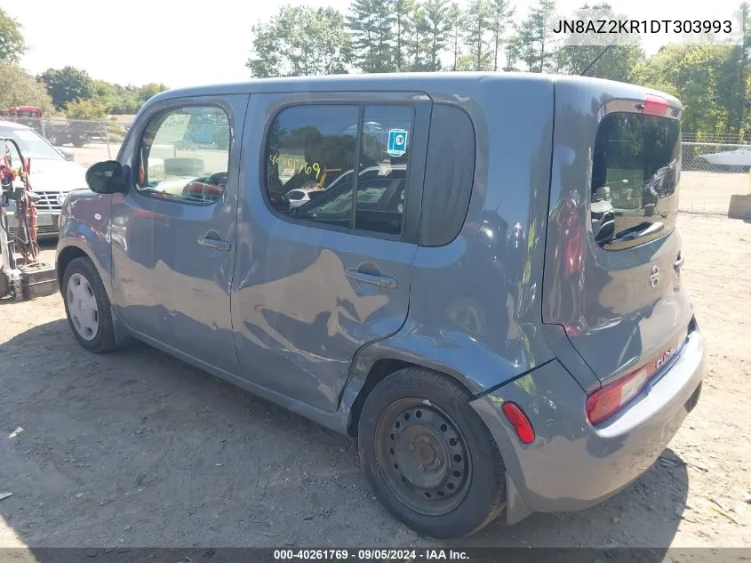 2013 Nissan Cube 1.8 S VIN: JN8AZ2KR1DT303993 Lot: 40261769