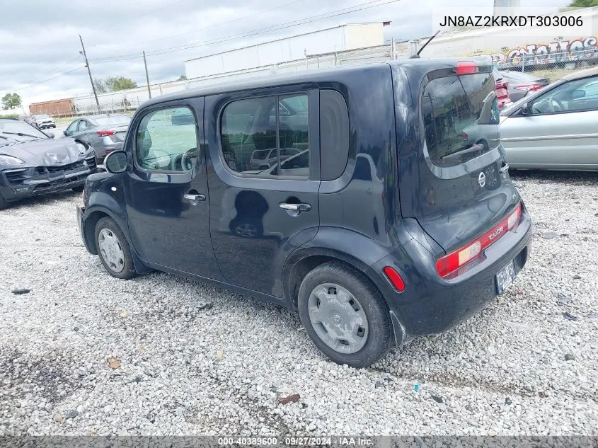 2013 Nissan Cube 1.8 S VIN: JN8AZ2KRXDT303006 Lot: 40389600