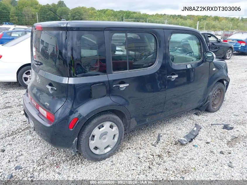 2013 Nissan Cube 1.8 S VIN: JN8AZ2KRXDT303006 Lot: 40389600