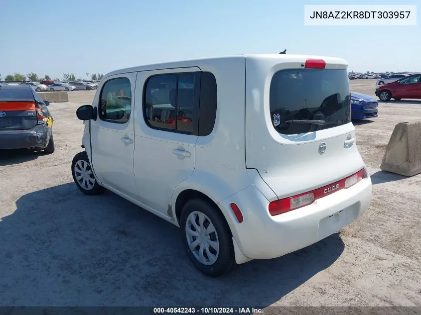 2013 Nissan Cube 1.8 S VIN: JN8AZ2KR8DT303957 Lot: 40542243