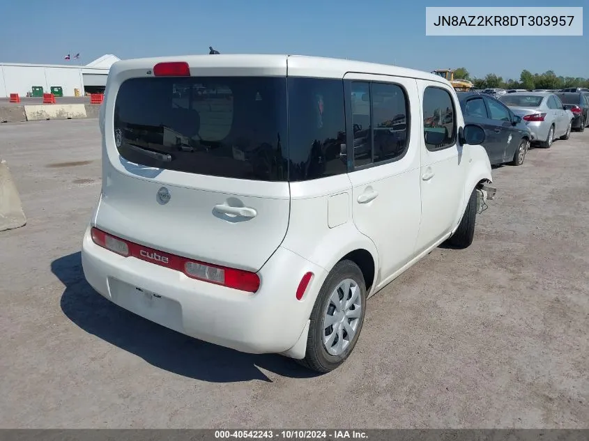 2013 Nissan Cube 1.8 S VIN: JN8AZ2KR8DT303957 Lot: 40542243