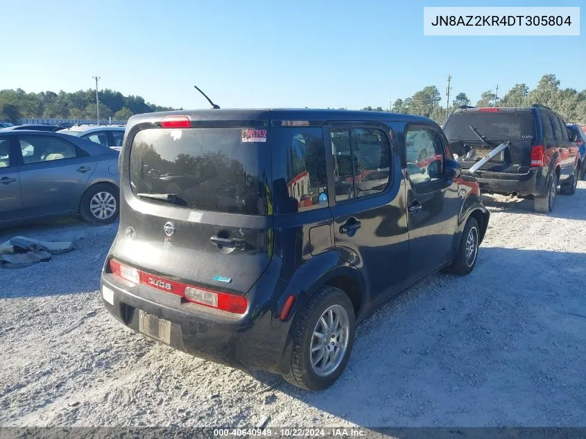 2013 Nissan Cube 1.8 S VIN: JN8AZ2KR4DT305804 Lot: 40640949