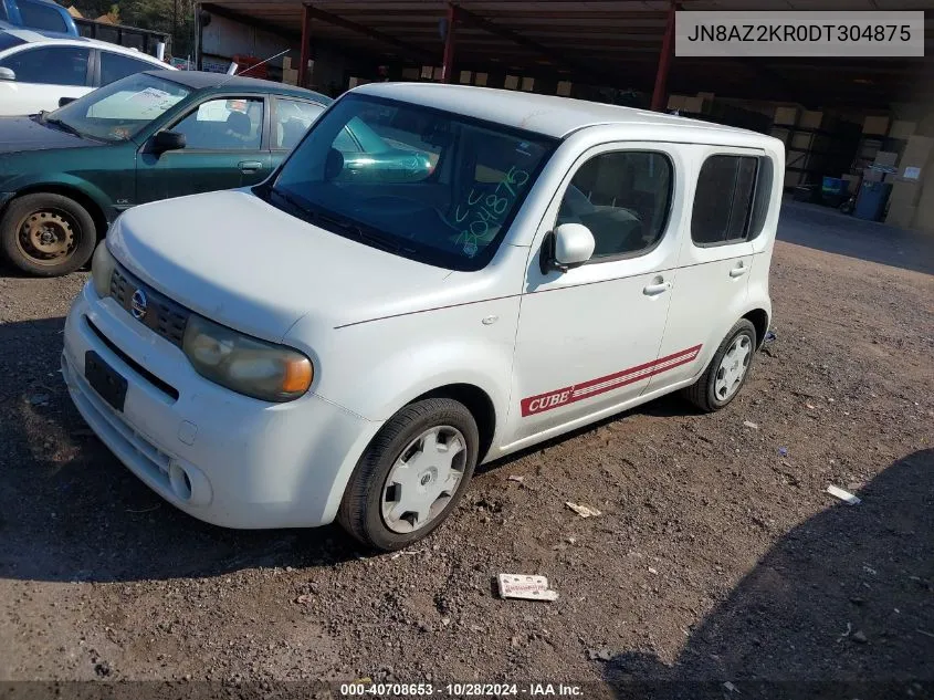 2013 Nissan Cube S VIN: JN8AZ2KR0DT304875 Lot: 40708653