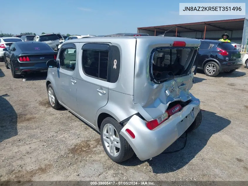 2014 Nissan Cube 1.8 Sl VIN: JN8AZ2KR5ET351496 Lot: 39805417