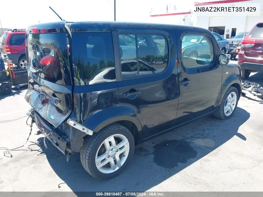 2014 Nissan Cube 1.8 Sl VIN: JN8AZ2KR1ET351429 Lot: 39810487