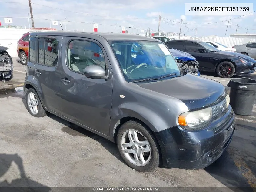 JN8AZ2KR0ET351759 2014 Nissan Cube 1.8 Sl