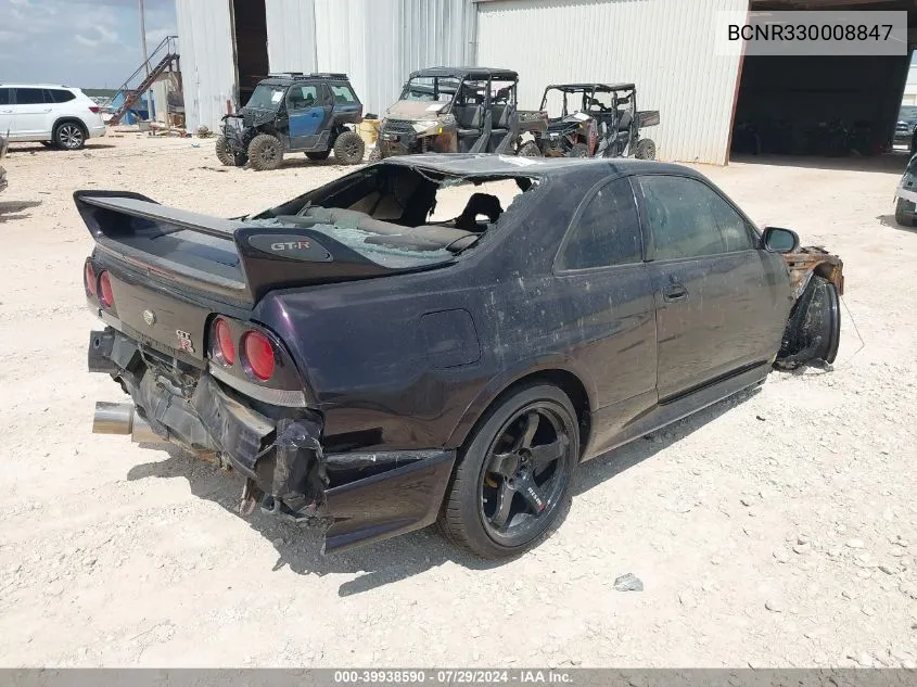 1995 Nissan Gt-R VIN: BCNR330008847 Lot: 39938590