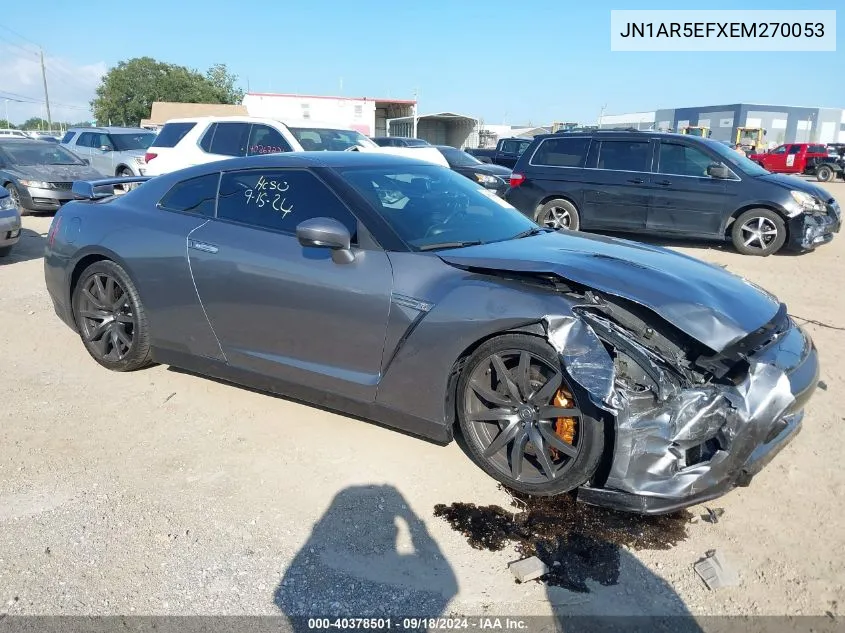 2014 Nissan Gt-R Premium/Black VIN: JN1AR5EFXEM270053 Lot: 40378501