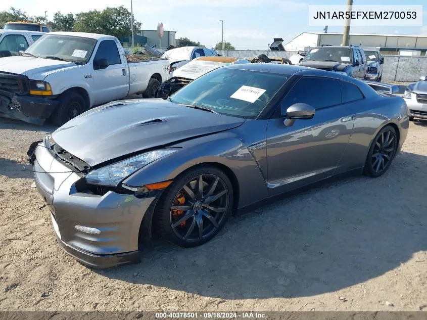 2014 Nissan Gt-R Premium/Black VIN: JN1AR5EFXEM270053 Lot: 40378501