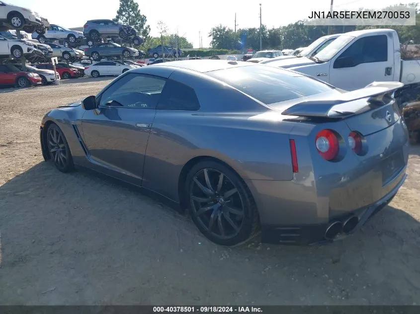 2014 Nissan Gt-R Premium/Black VIN: JN1AR5EFXEM270053 Lot: 40378501