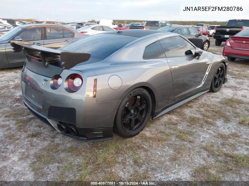 2015 Nissan Gt-R Black Edition/Nismo/Premium/Track Edition VIN: JN1AR5EF2FM280786 Lot: 40577051