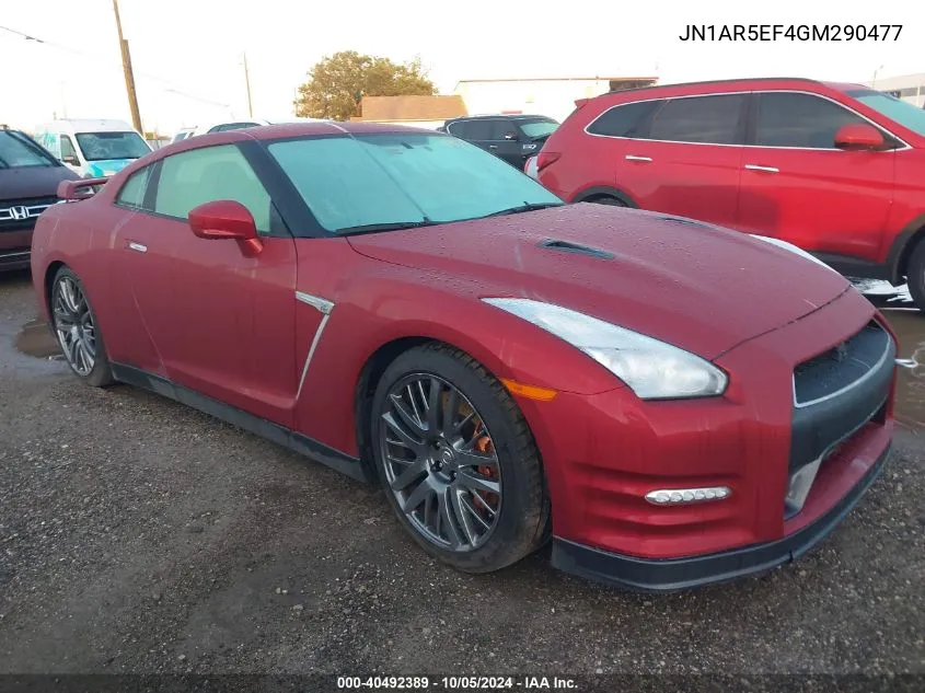 2016 Nissan Gt-R Premium VIN: JN1AR5EF4GM290477 Lot: 40492389