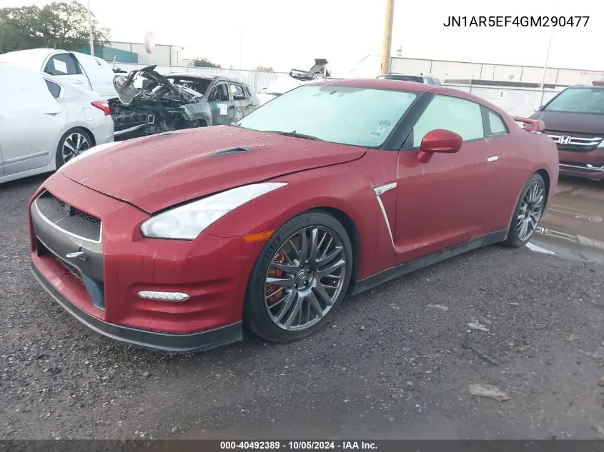 2016 Nissan Gt-R Premium VIN: JN1AR5EF4GM290477 Lot: 40492389