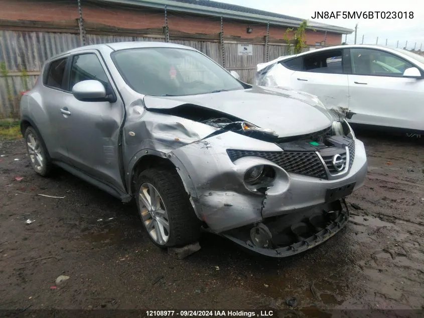 2011 Nissan Juke Sl VIN: JN8AF5MV6BT023018 Lot: 12108977