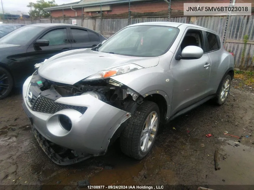 JN8AF5MV6BT023018 2011 Nissan Juke Sl