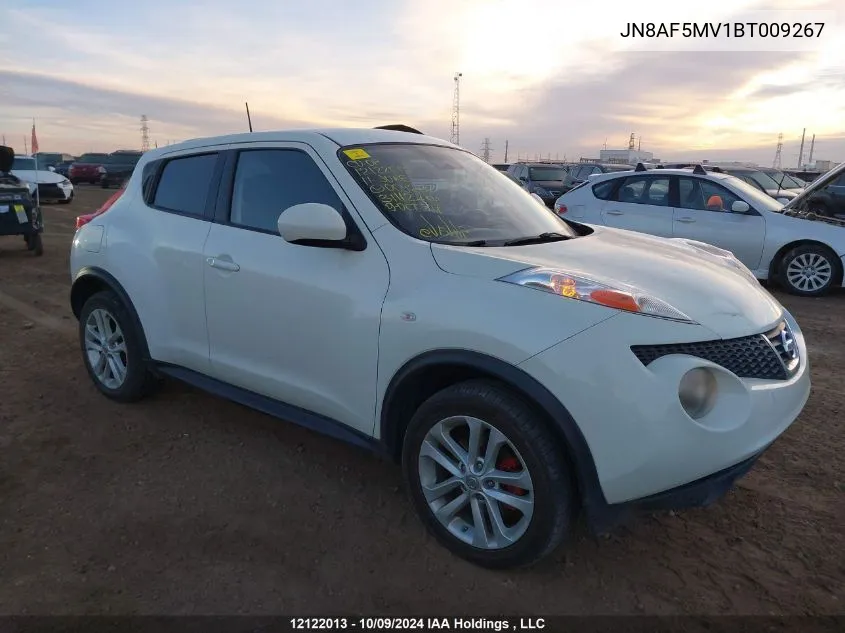 2011 Nissan Juke S VIN: JN8AF5MV1BT009267 Lot: 12122013