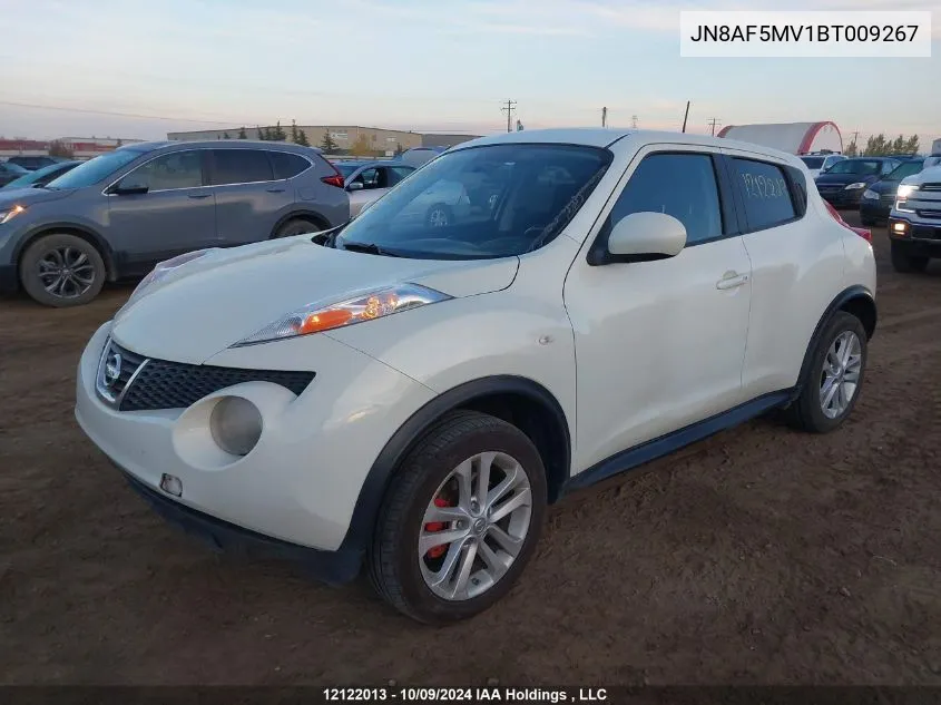 2011 Nissan Juke S VIN: JN8AF5MV1BT009267 Lot: 12122013