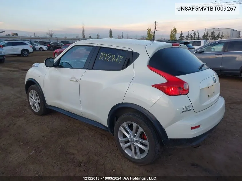 2011 Nissan Juke S VIN: JN8AF5MV1BT009267 Lot: 12122013