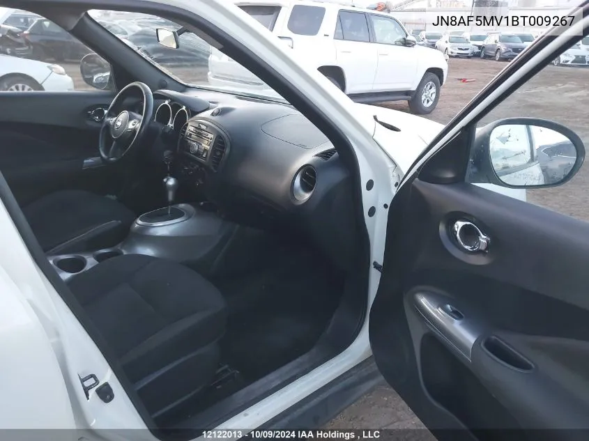 2011 Nissan Juke S VIN: JN8AF5MV1BT009267 Lot: 12122013