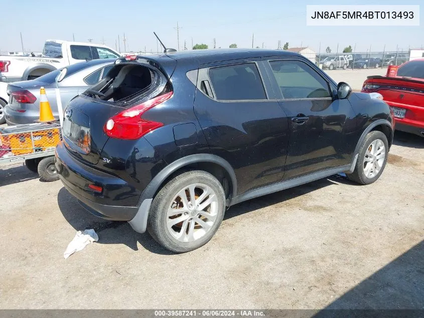 2011 Nissan Juke Sv VIN: JN8AF5MR4BT013493 Lot: 39587241