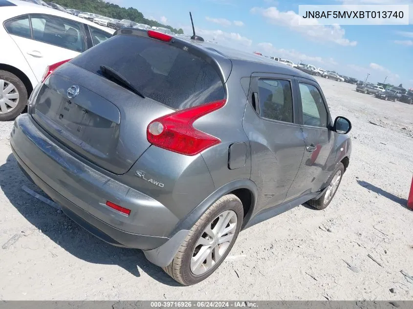 2011 Nissan Juke S/Sv/Sl VIN: JN8AF5MVXBT013740 Lot: 39716926