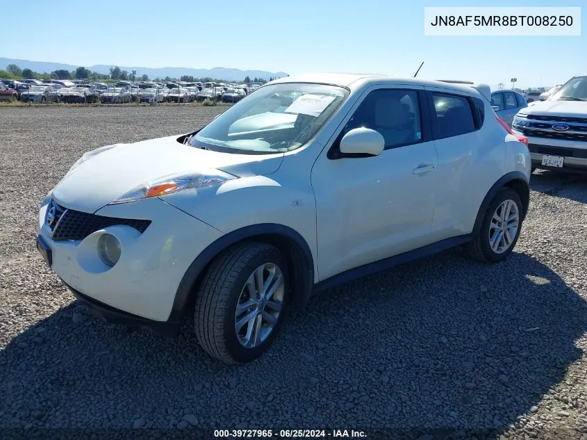 2011 Nissan Juke Sv VIN: JN8AF5MR8BT008250 Lot: 39727965