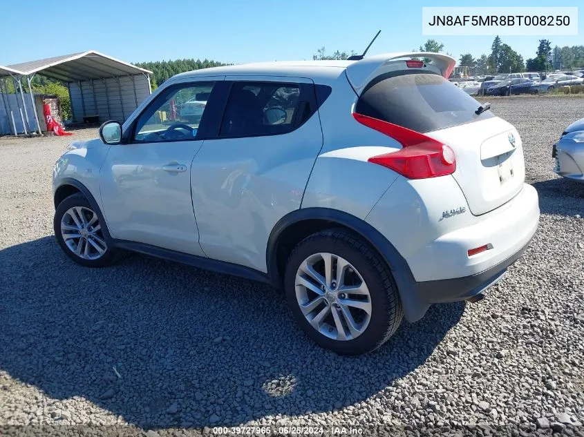 2011 Nissan Juke Sv VIN: JN8AF5MR8BT008250 Lot: 39727965