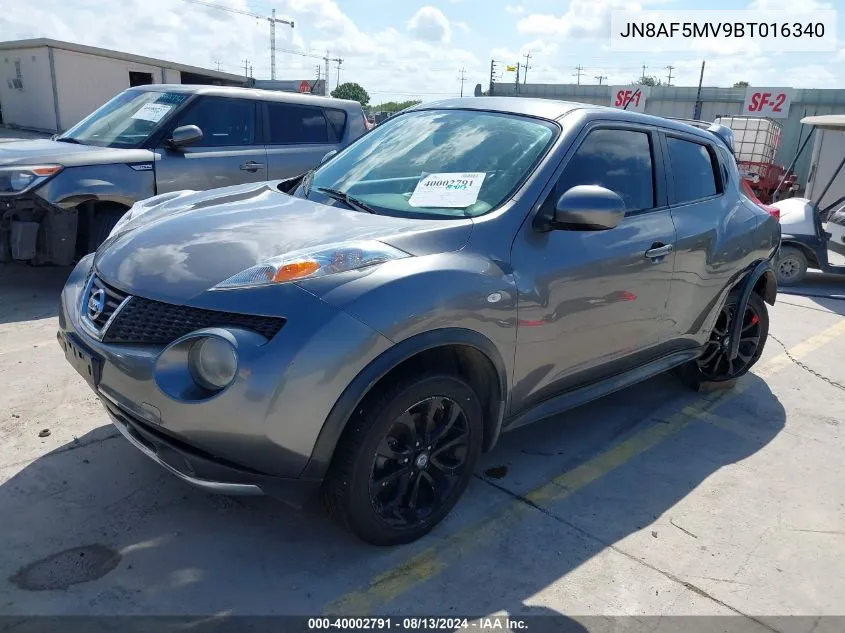 JN8AF5MV9BT016340 2011 Nissan Juke Sl