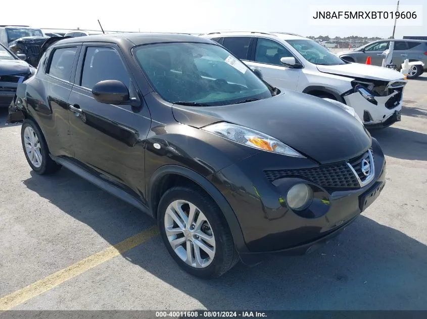 2011 Nissan Juke Sl VIN: JN8AF5MRXBT019606 Lot: 40011608