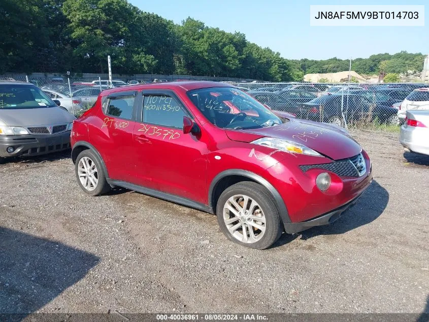 JN8AF5MV9BT014703 2011 Nissan Juke S