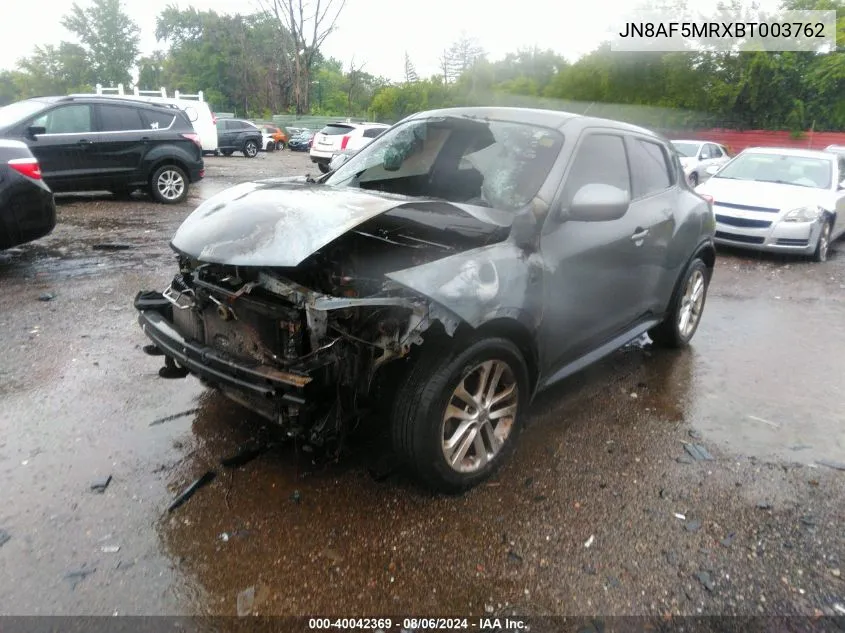 2011 Nissan Juke S VIN: JN8AF5MRXBT003762 Lot: 40042369