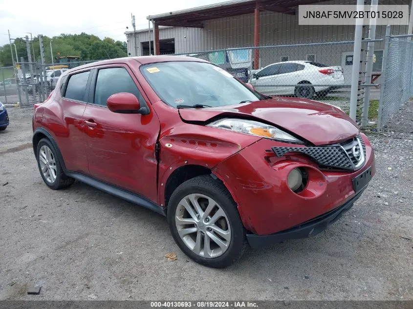 2011 Nissan Juke Sl VIN: JN8AF5MV2BT015028 Lot: 40130693