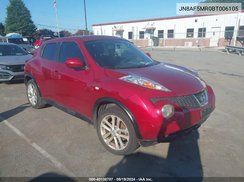 JN8AF5MR0BT006105 2011 Nissan Juke S