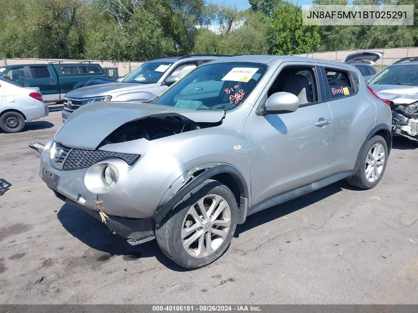 2011 Nissan Juke Sv VIN: JN8AF5MV1BT025291 Lot: 40186181