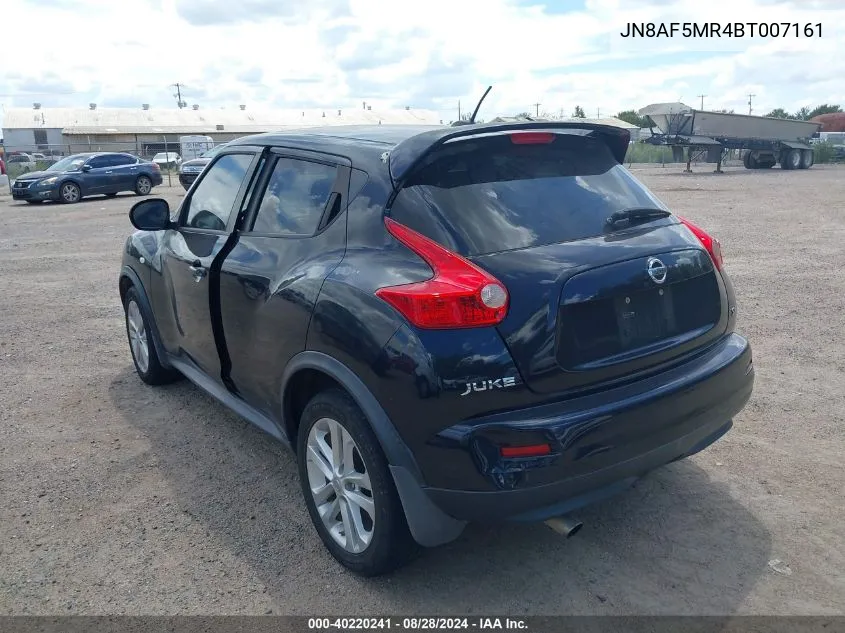 2011 Nissan Juke Sv VIN: JN8AF5MR4BT007161 Lot: 40220241