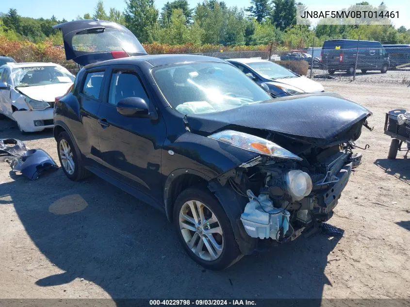 2011 Nissan Juke S VIN: JN8AF5MV0BT014461 Lot: 40229798