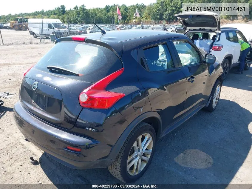 2011 Nissan Juke S VIN: JN8AF5MV0BT014461 Lot: 40229798